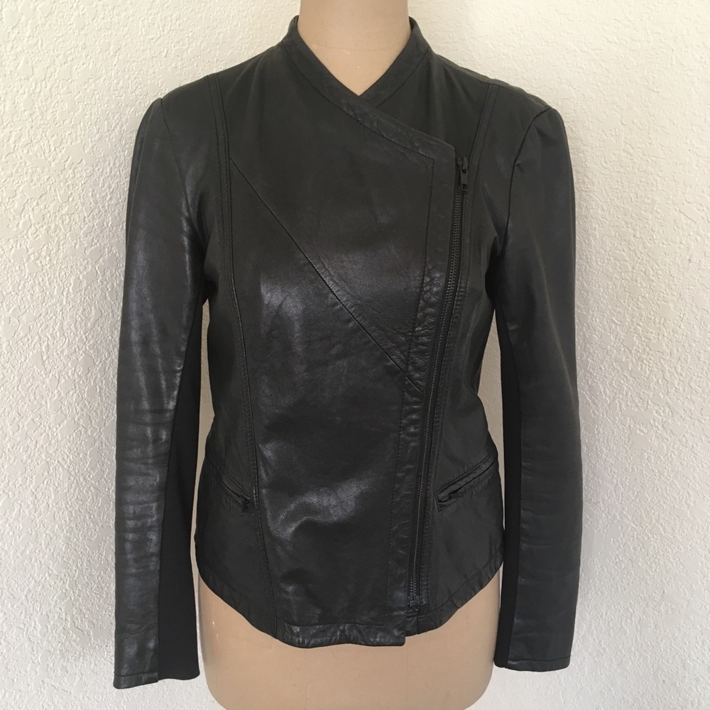 Halogen XSP Genuine Leather Jacket